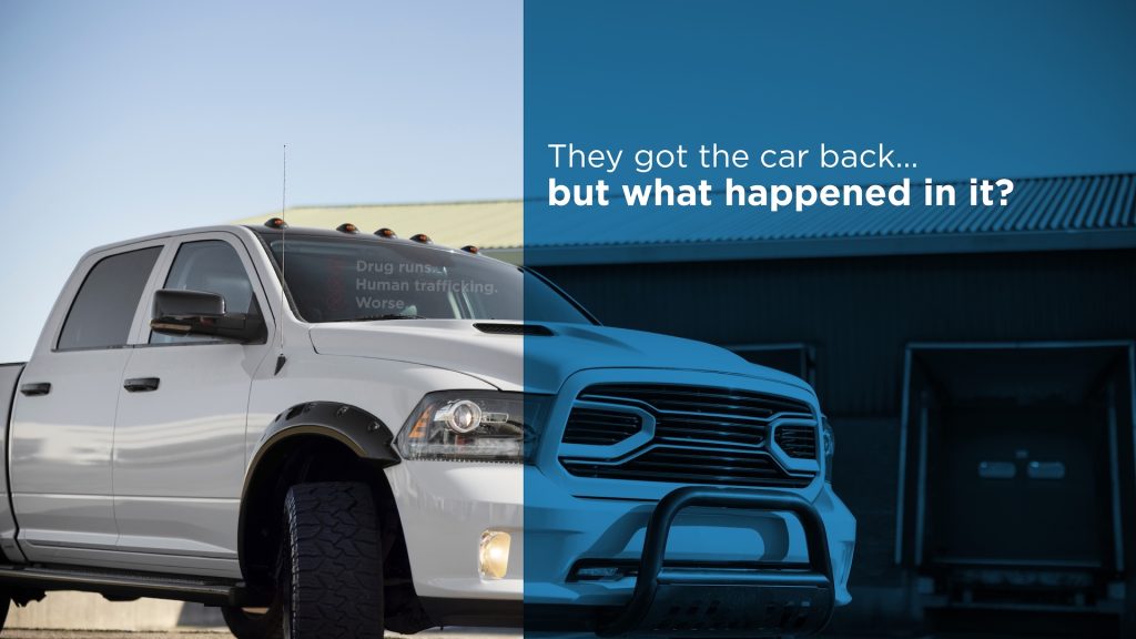 They got the car back… but what happened in it?